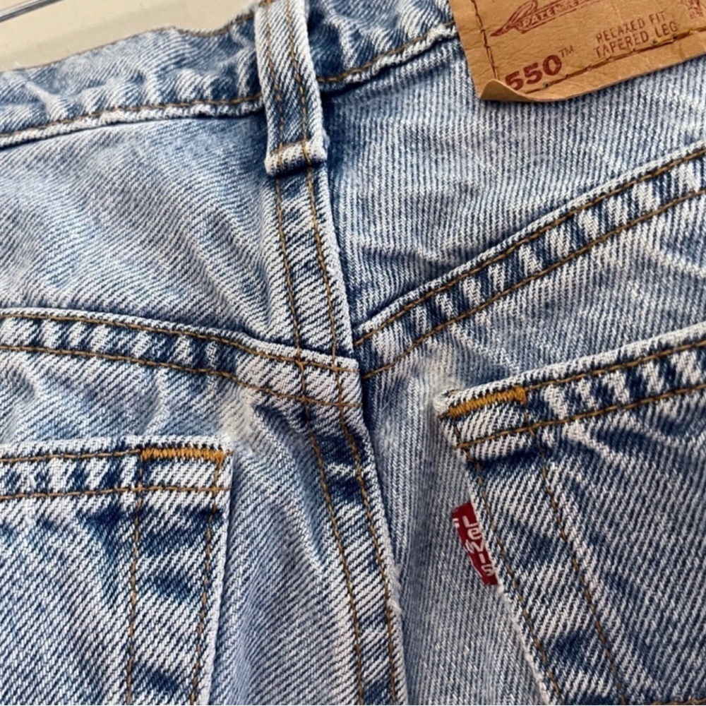 Levi’s 90s 550 taper straight leg mom jean cotton casual classic vintage - Picture 6 of 10